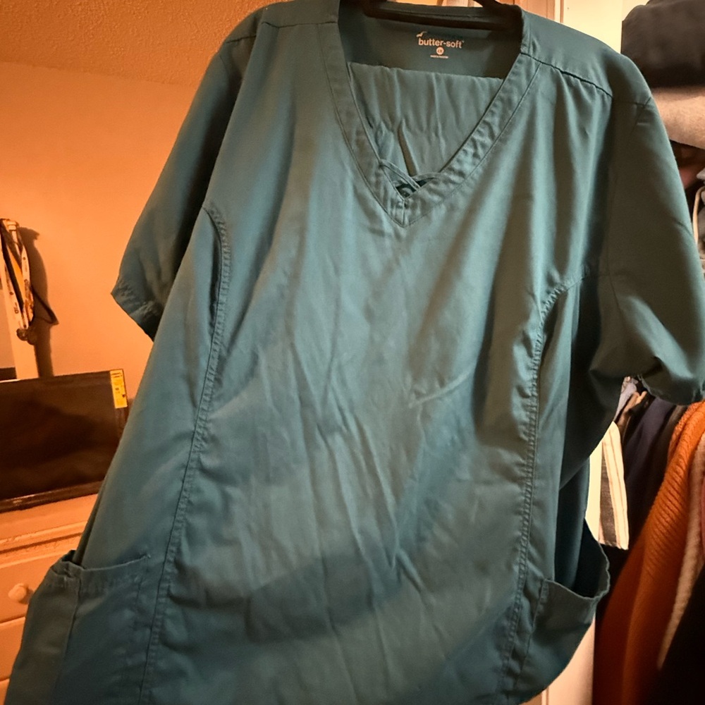 Butter-Soft V-Neck Scrub Top